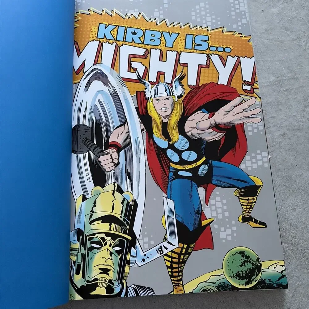 Marvel Kirby Is... Mighty King Size Jack Kirby HC Graphic Novel Thor 21.5” x 14”